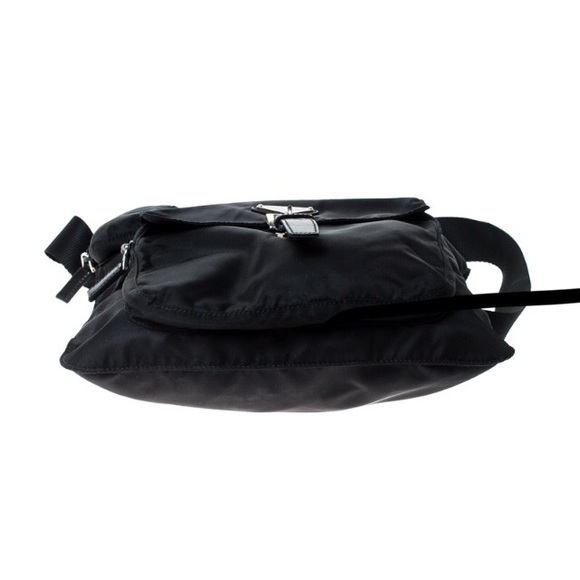 Prada Black Nylon and Leather Crossbody Bag - Picture 4 of 9
